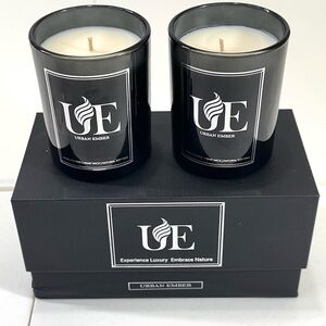 Urban Ember Black Scented Candle Set